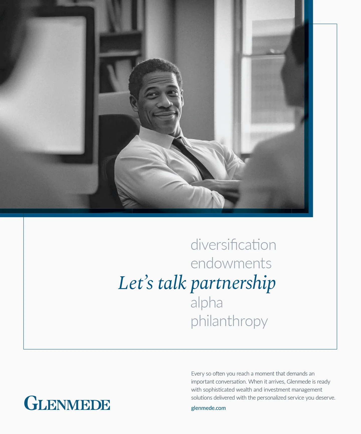 Finished Glenmede Office print advertisement