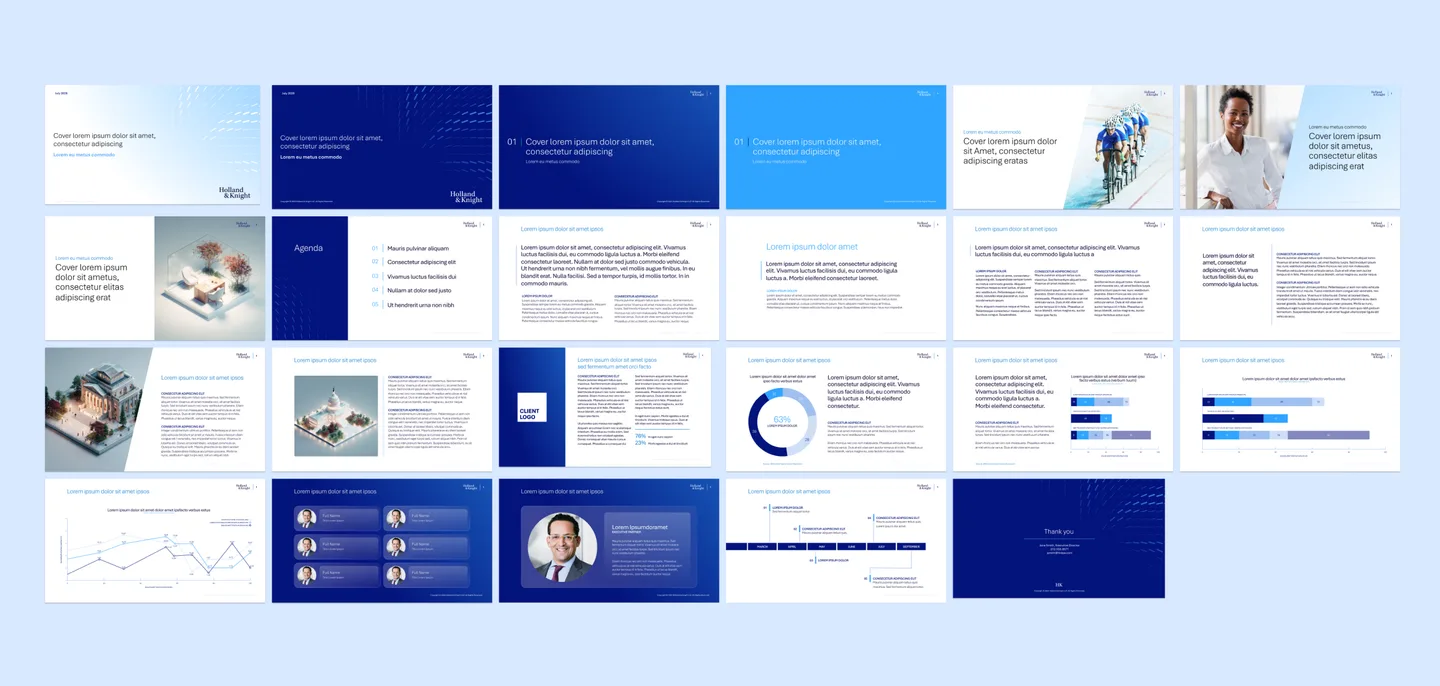 Overview of the Holland & Knight presentation template system
