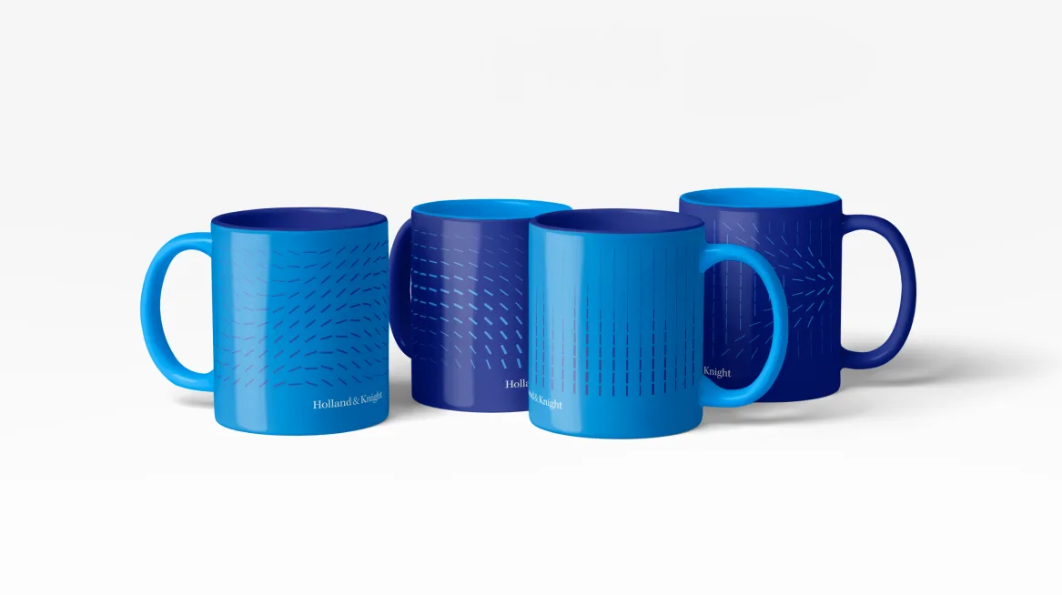 Holland & Knight branded mugs