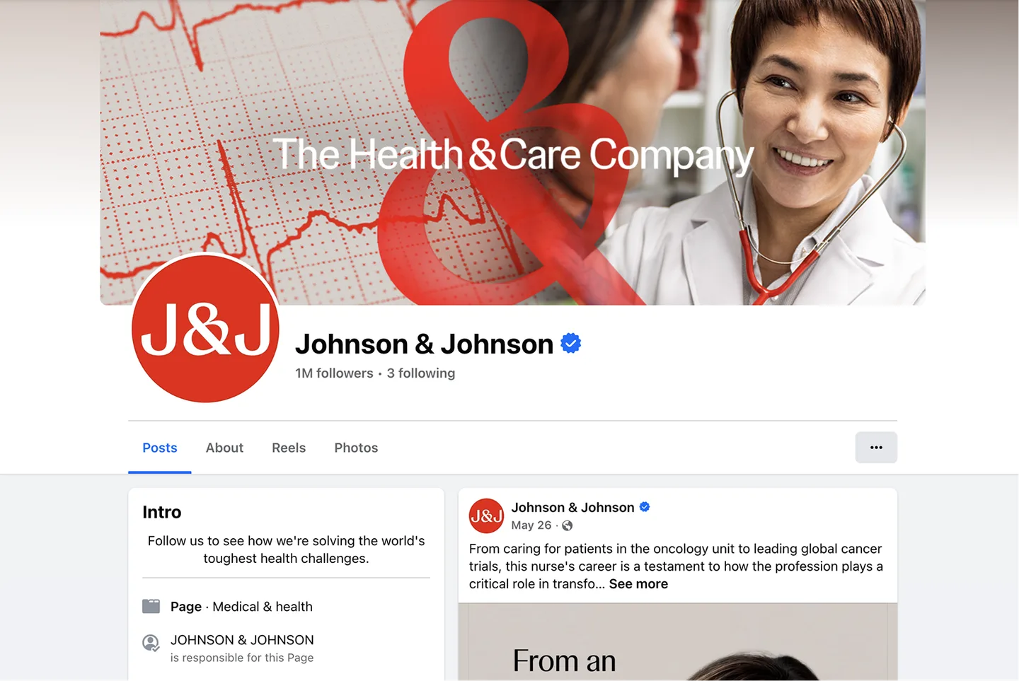 Johnson & Johnson rebranded social expression