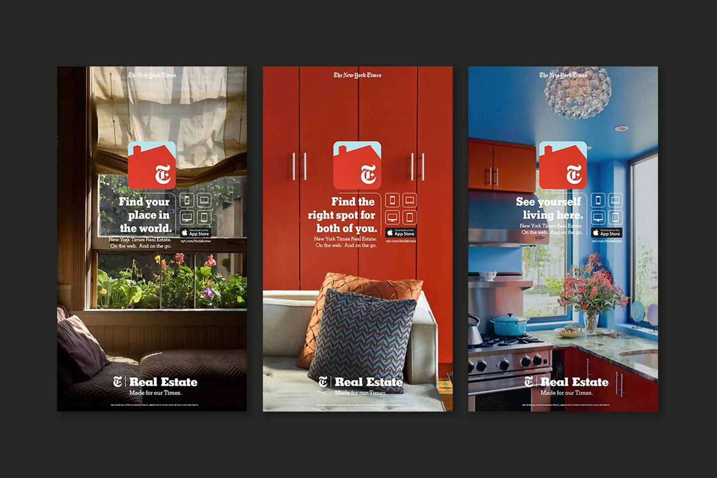 New York Times Real Estate Find Your Place app campaign