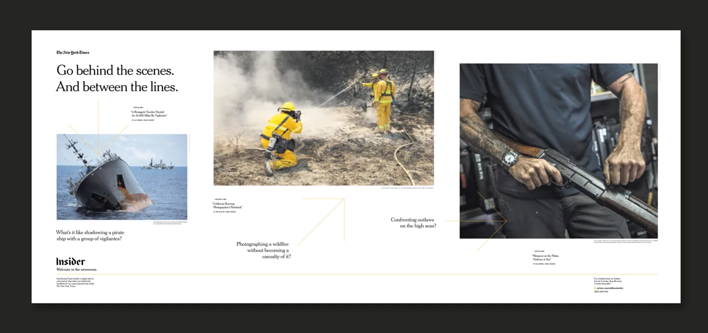 NYT Insider horizontal campaign system