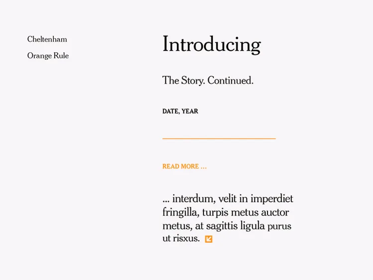 NYT Insider editorial typography example