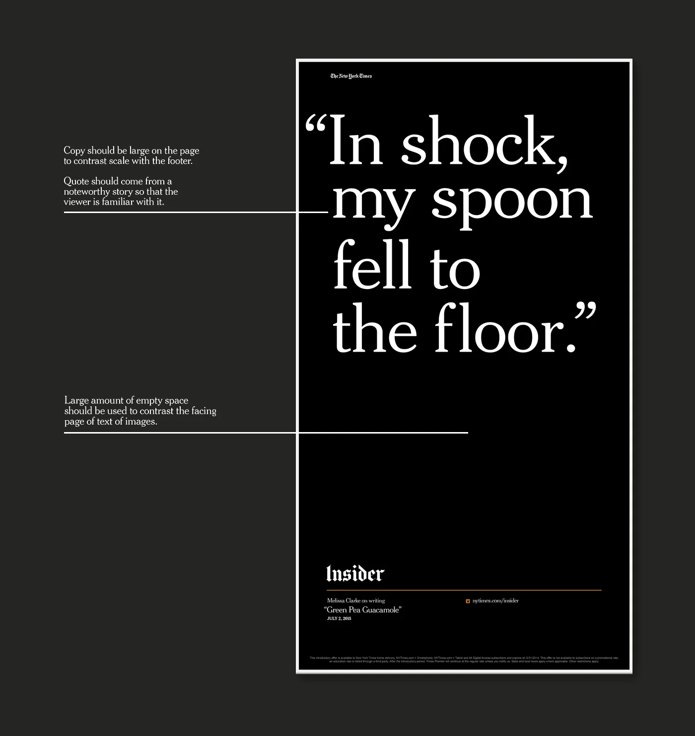 NYT Insider launch poster
