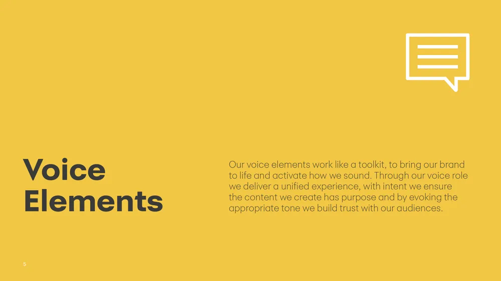 Synchrony verbal identity guidance