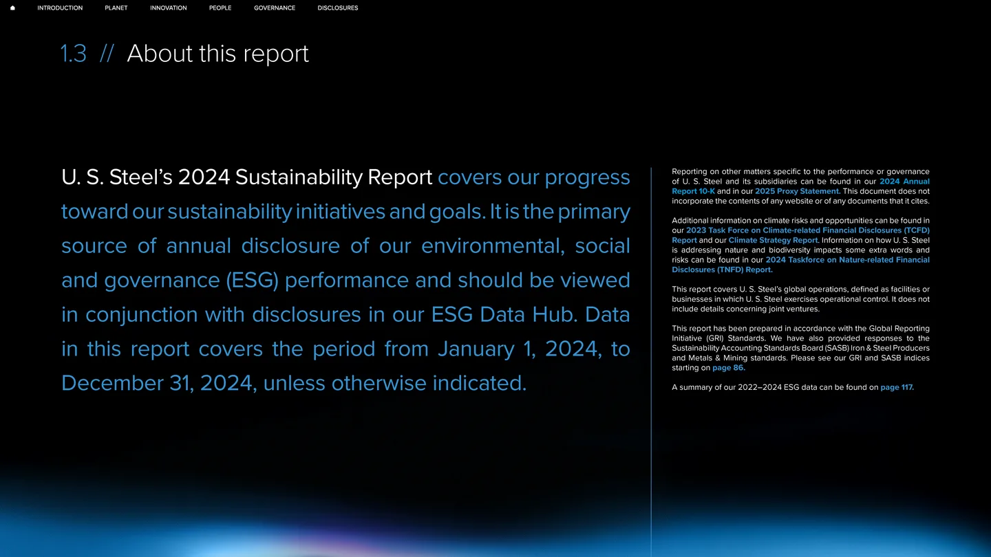 U. S. Steel ESG concept page 04
