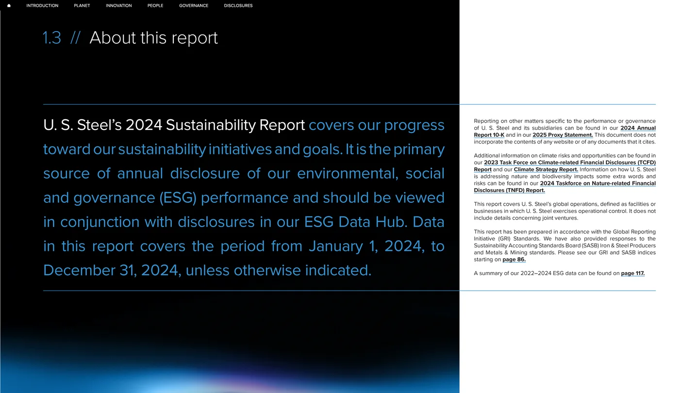 U. S. Steel ESG concept page 05